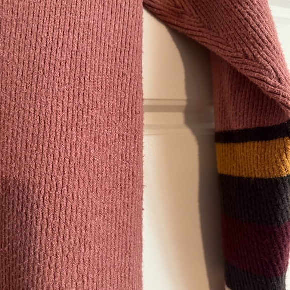 ANTHROPOLOGIE Sweater Dress Striped Maeve Free People Knit Colorblock Pilcro - Picture 4 of 6